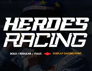 Heroes Racing font