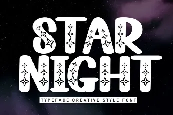 Star Night Display font