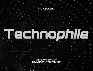 Technophile Demo font