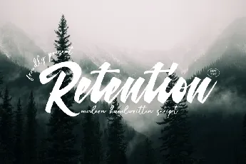 Retention font