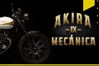 Akira Jimbo Display font