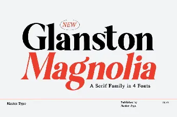 Glanston Magnolia font