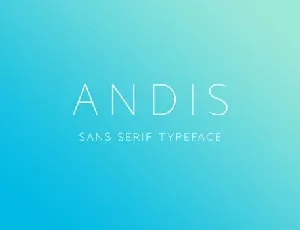 Andis Family font