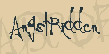 AngstRidden font