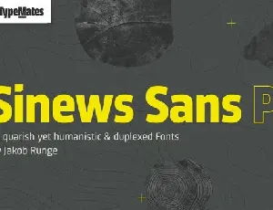 Sinews Sans Pro Family font