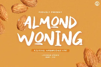 Almond Woning font