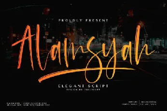 Alamsyah font