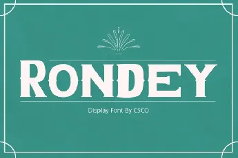 Rondey font