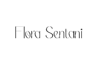 Flora Sentani Demo font