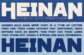 HEINAN font