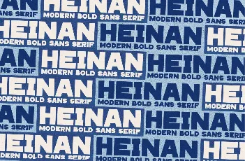 HEINAN font