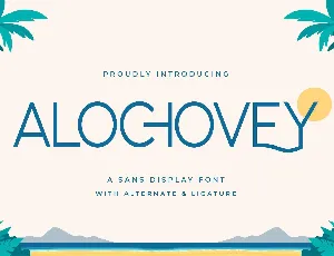 Alochovey font