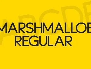 Marshmalloe font