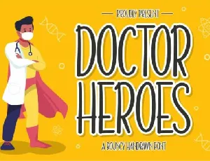 Doctor Heroes Cartoon font