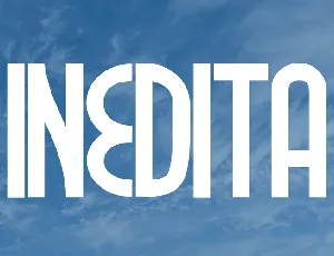 Inedita font