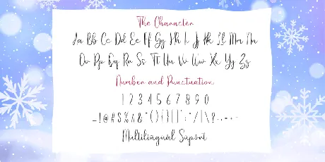 Warm Christmas font