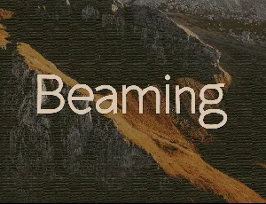 Beaming font