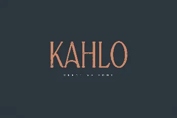 Kahlo font