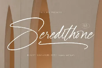 Seredithone font