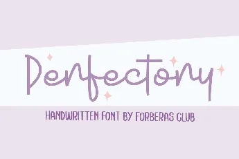 Perfectory font