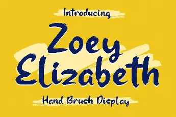 Zoey Elizabeth font