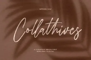 Collathives font