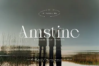 Amstine font