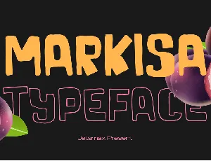 Markisa Display font