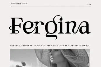 Fergina font