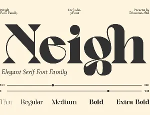 Neigh DEMO font