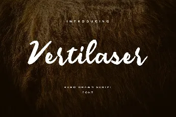 Vertilaser Hand Drawn Script font