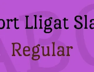 Port Lligat Slab font