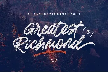 Greatest Richmond font