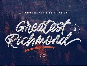 Greatest Richmond font