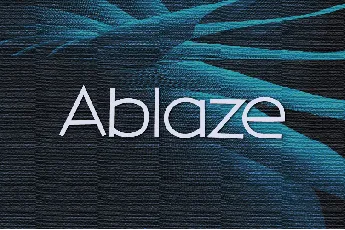 Ablaze font