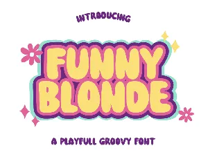 FUNNY BLONDE font