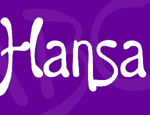 Hansa font