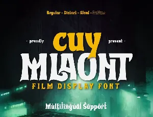 Cuy MLAONT Trial font
