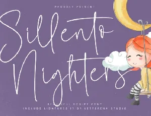 Sillento Nighters font