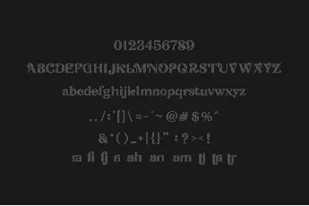 Gafiera font