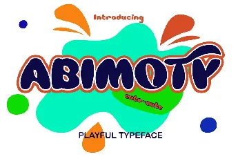 ABIMOTY font