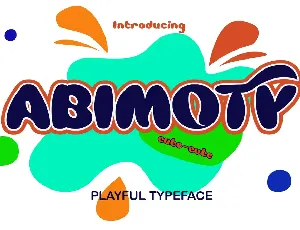 ABIMOTY font