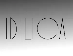 Idilica font