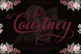 The Courtney font