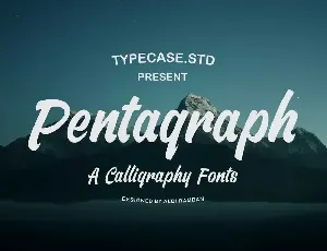 Pentagraph font