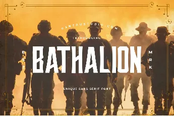 Bathalion font