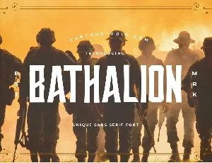 Bathalion font