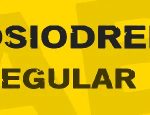 DSIODRER font