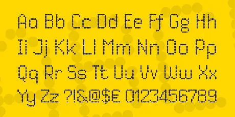 Dited font