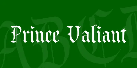 Prince Valiant font